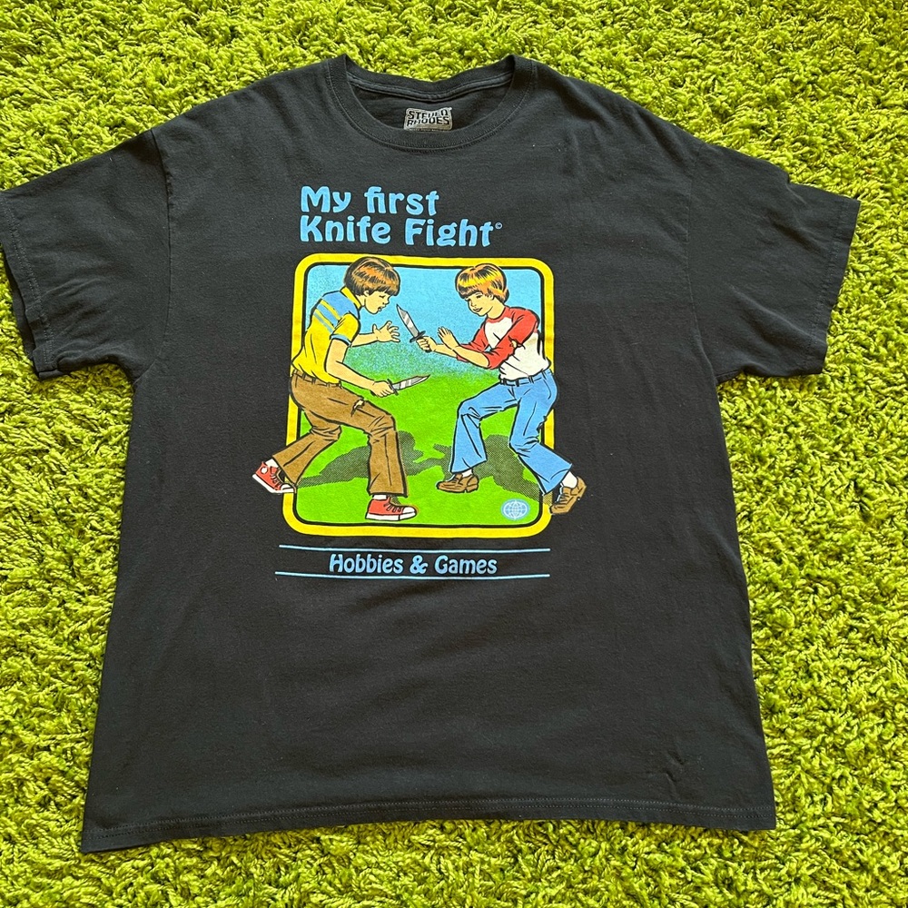 Steven Rhodes My First Knife Fight Tee Shirt